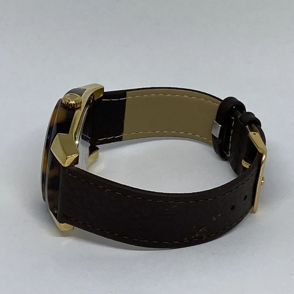 Kate Spade Skyline 0282 Women Brown Leather Analog Dial Quartz Wrist Watch BP788